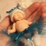 Lumen-сияющая девочка ооак, мини кукла от Ирины Мекко