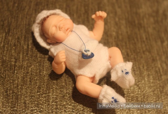 Ирина Мекко, мишка, малыш из пластики, авторская кукла, Fimo Puppen