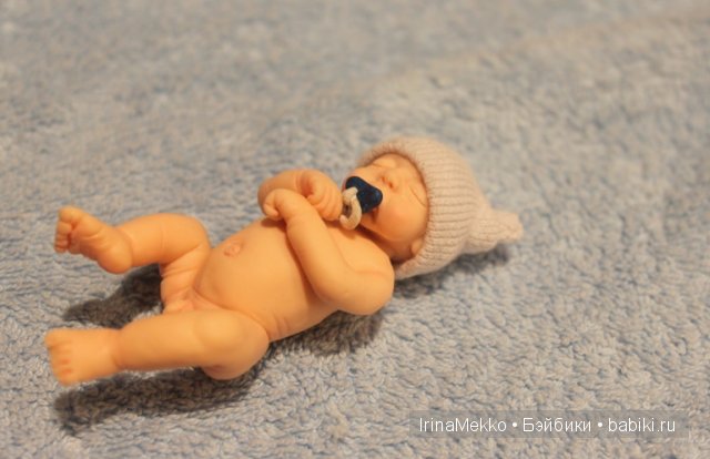 Ирина Мекко, Fimo Puppen, авторская кукла, спящий малыш