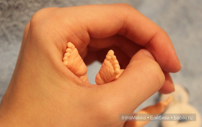 Авторская кукла Ирины Мекко, Fimo Puppen, синие глаза