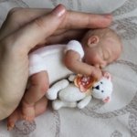 София - луч утреннего света, мини кукла ооак