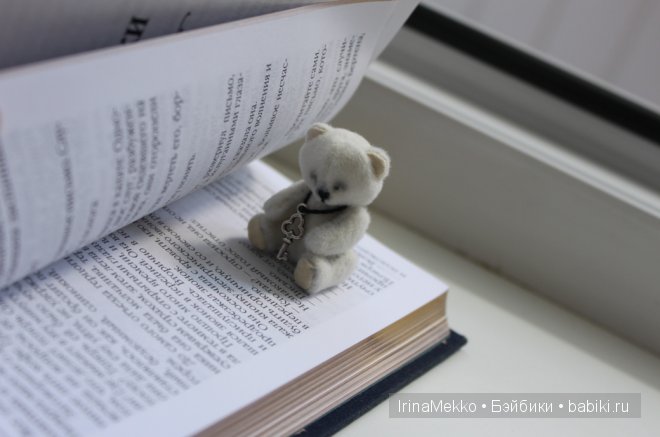 Авторская игрушка Ирины Мекко, мини-мишка