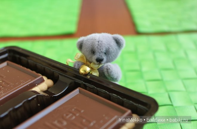 Авторская игрушка Ирины Мекко, мини-мишка