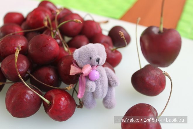 Авторская игрушка Ирины Мекко, мини-мишка