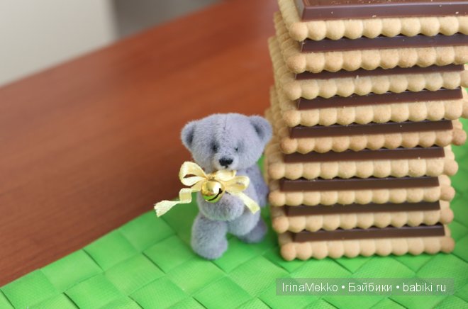 Авторская игрушка Ирины Мекко, мини-мишка