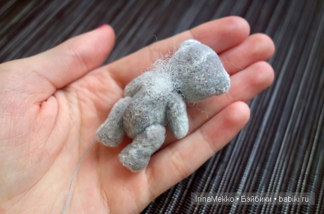 Как это получилось. Авторские мини мишки (фото 6)
