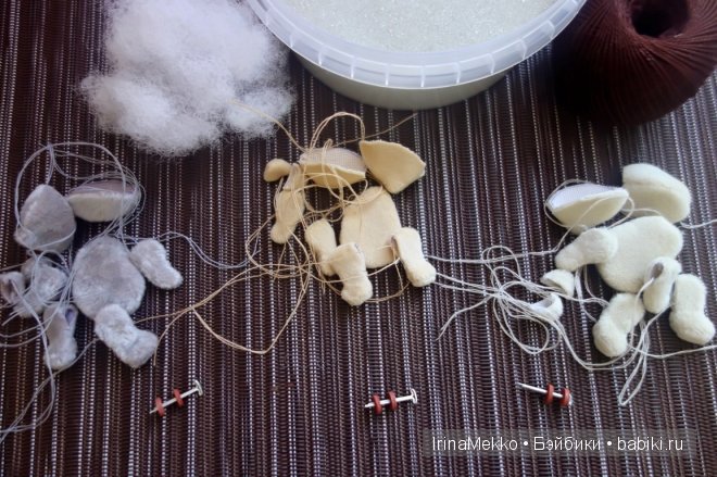 Как это получилось. Авторские мини мишки (фото 4)