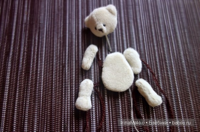 Как это получилось. Авторские мини мишки (фото 5)