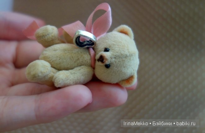 авторская игрушка Ирины Мекко, мини мишка