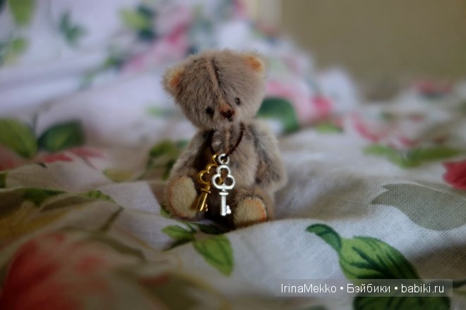 авторская игрушка Ирины Мекко, мини мишка авторская игрушка Ирины Мекко, мини мишка