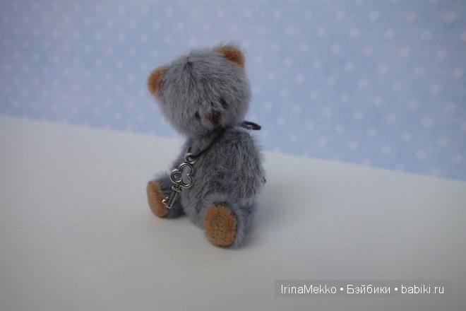 авторская игрушка Ирины Мекко, мини мишка