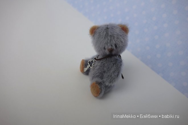 авторская игрушка Ирины Мекко, мини мишка