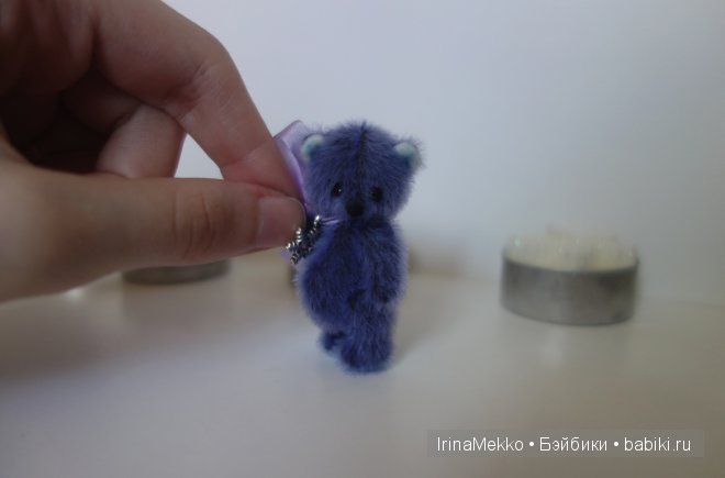 авторская игрушка Ирины Мекко, мини мишка