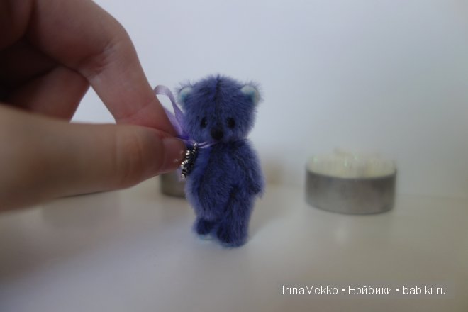 авторская игрушка Ирины Мекко, мини мишка