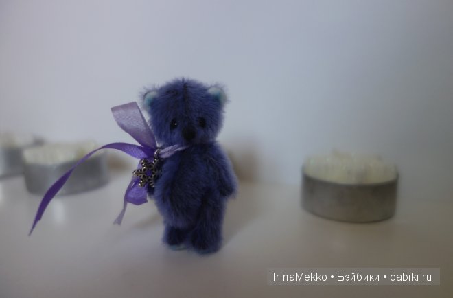 авторская игрушка Ирины Мекко, мини мишка