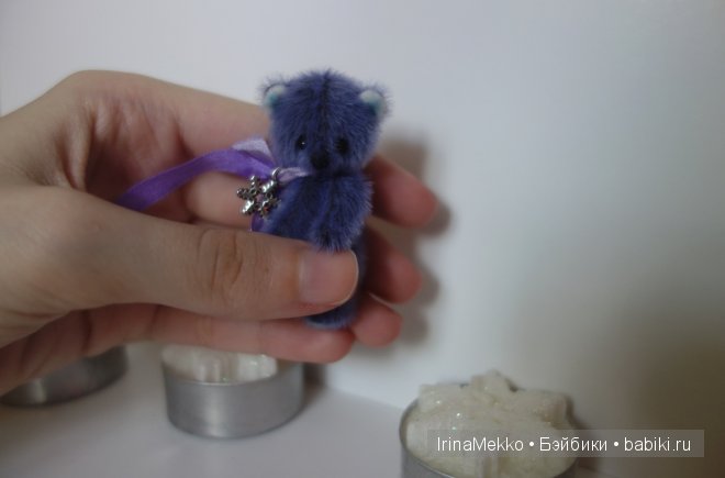 авторская игрушка Ирины Мекко, мини мишка