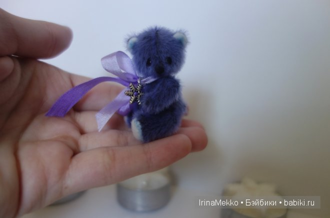 авторская игрушка Ирины Мекко, мини мишка