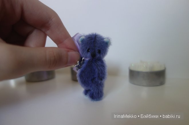 авторская игрушка Ирины Мекко, мини мишка