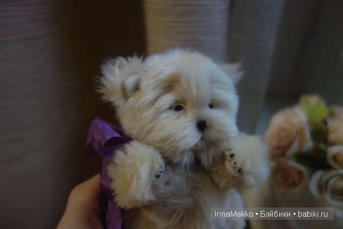 авторская игрушка Ирины Мекко, собачка, йорк