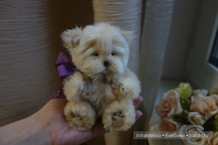 авторская игрушка Ирины Мекко, собачка, йорк