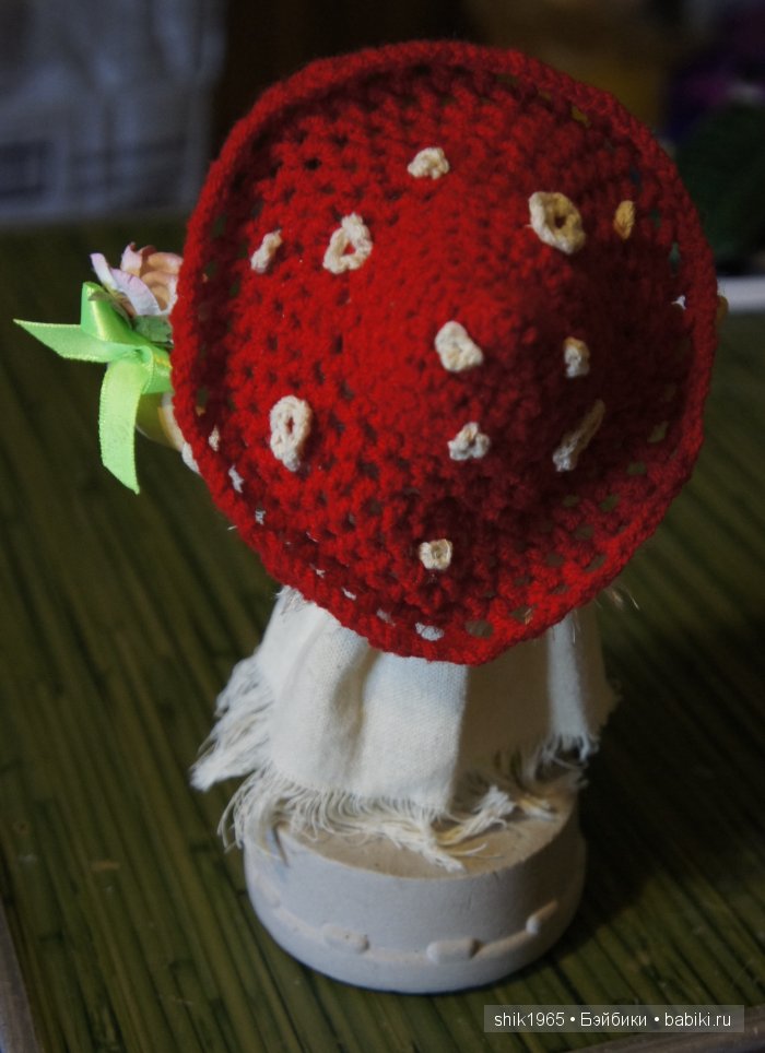 кукла "Мухоморочка" , автор Ирина Шавер, фарфор, текстиль, гипс