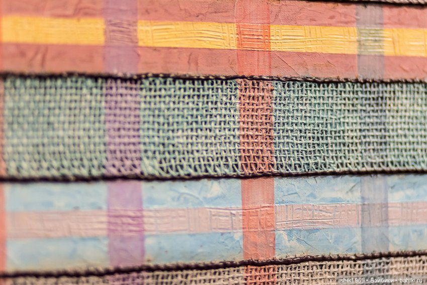 Фрагмент картиы "Половик". Фактурная картина. Холст. Акрил.