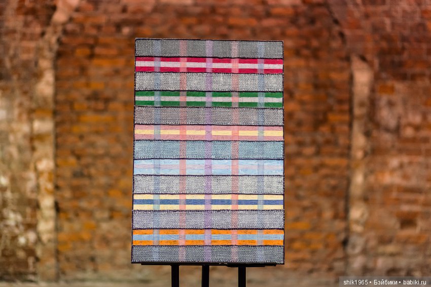 "Половик". Фактурная картина. Холст. Акрил.