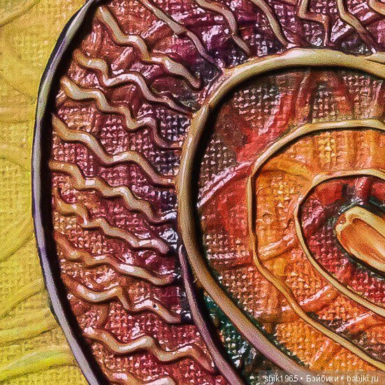 Фрагмент картины "Бабочка". Фактурная картина. Холст. Акрил.