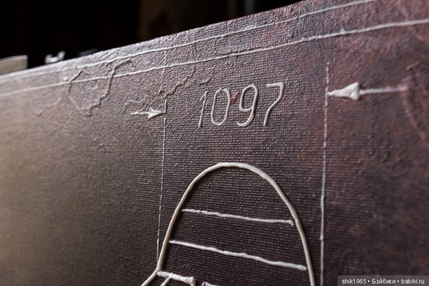 Фрагмент картины "Чертёж самолёта". Фактурная картина. Холст. Акрил.