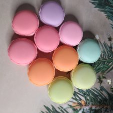 Кукольная миниатюра и румбокс - Макаруны, сахарные сердечки, наушники ...