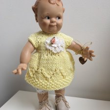 Платья для кукол до 30 см, кьюпи, весна Ася
