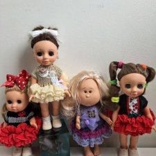 Платья для кукол 25 см, весна Ася, Мия Nines d'Onil