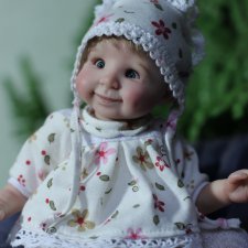 Лизонька. Авторская кукла Виктории Балибок