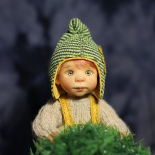 Лежек. Авторская кукла Виктории Балибок