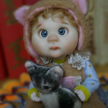 Катюша - Авторская кукла на готовом шарнирном теле