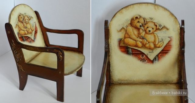 Креслице-стульчик "Мишки Тедди"