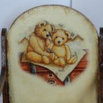 Новые "зимние" мишки из моей будущей коллекции стульчиков