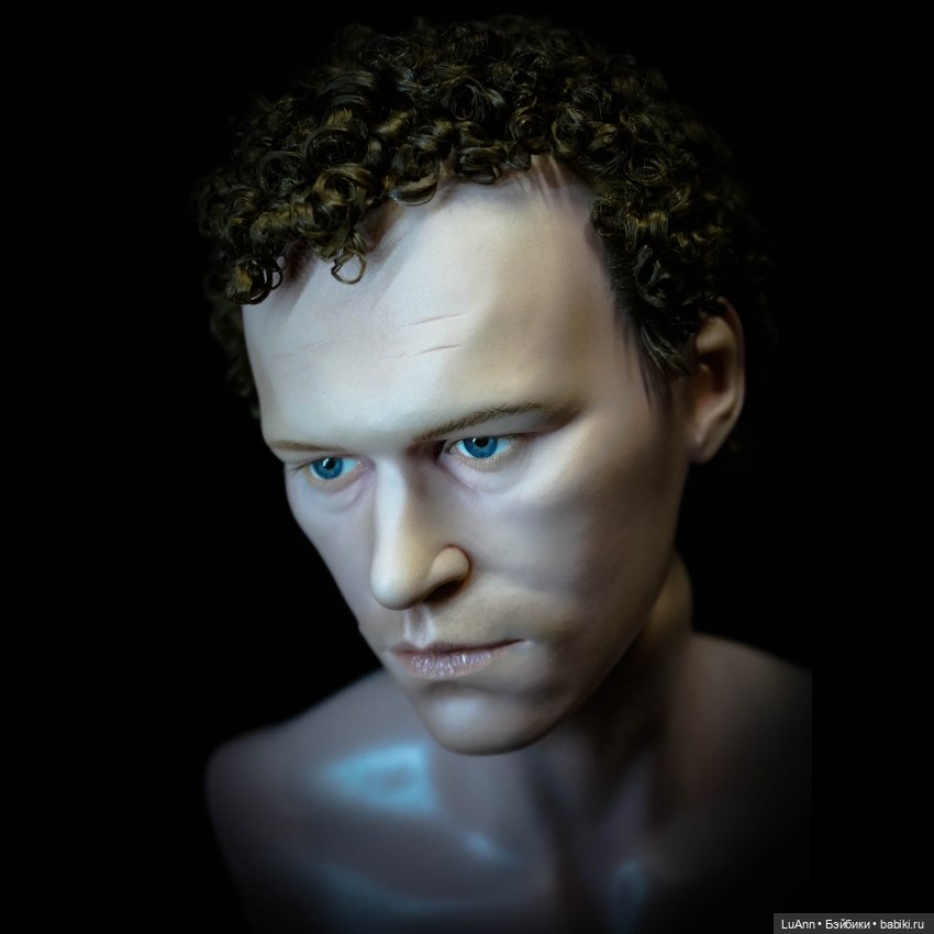 Майкл Рукер авторская портретная голова на бжд тело (фото 5)