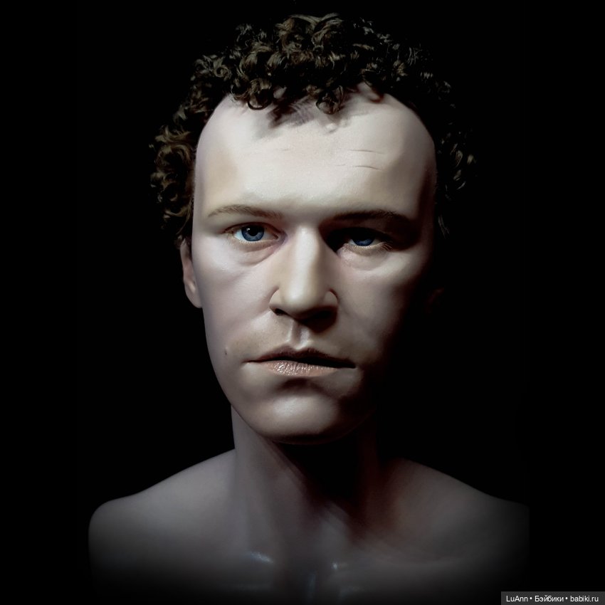 Майкл Рукер авторская портретная голова на бжд тело