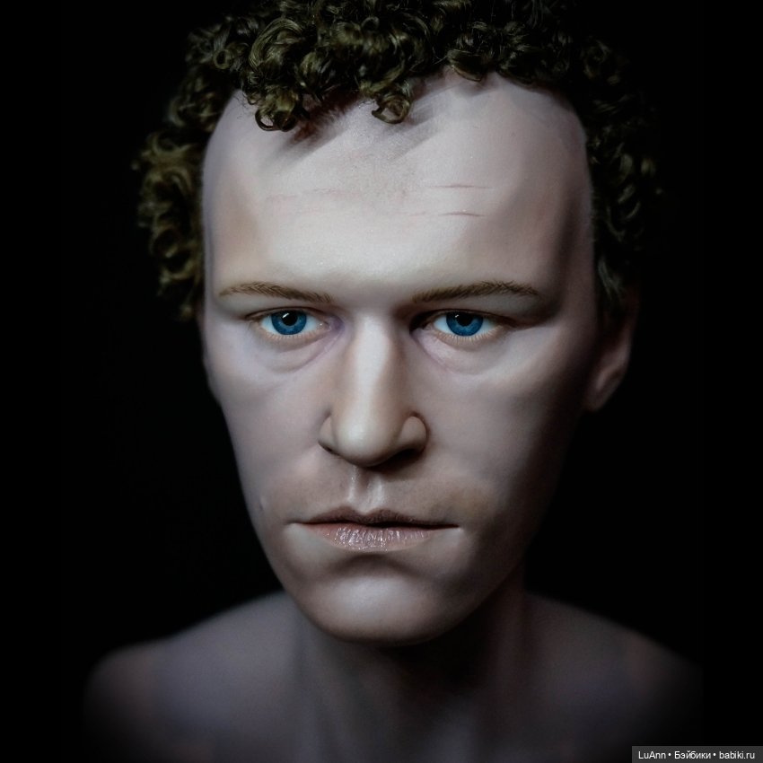 Майкл Рукер авторская портретная голова на бжд тело (фото 3)