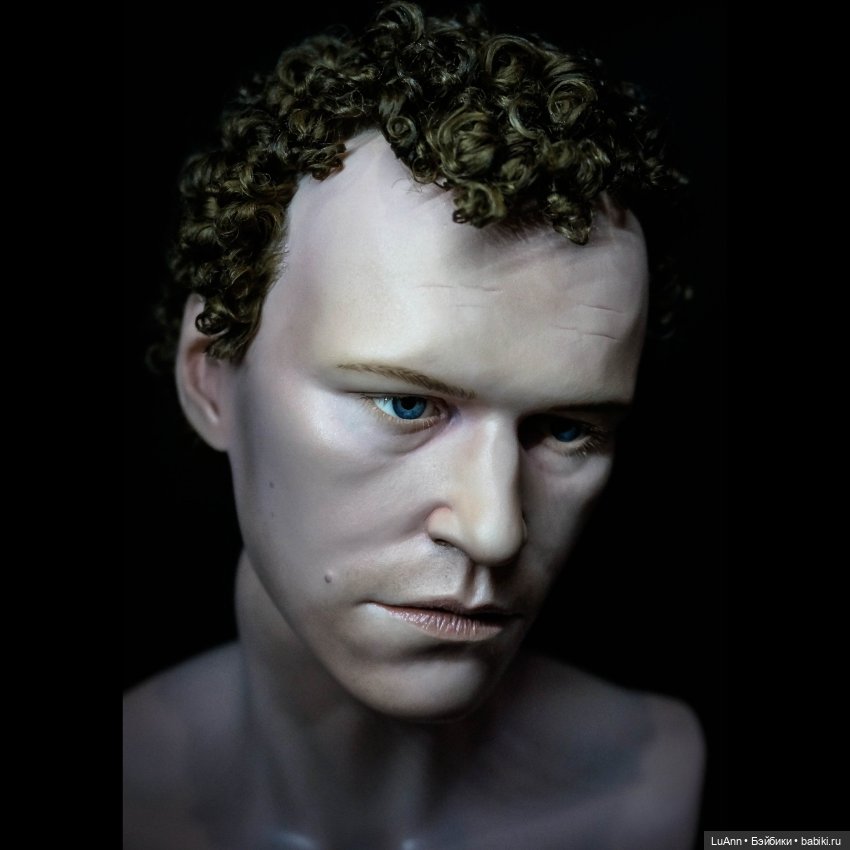 Майкл Рукер авторская портретная голова на бжд тело (фото 6)