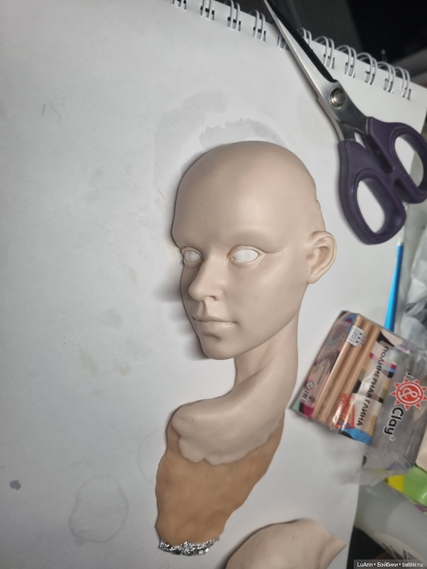 "Эмма" барельеф — Авторские куклы ручной работы: текстильные (фото 4)