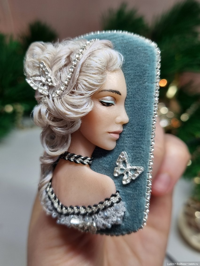 Брошечка для конкурса — Лепка авторских кукол: полимерная глина (фото 3)