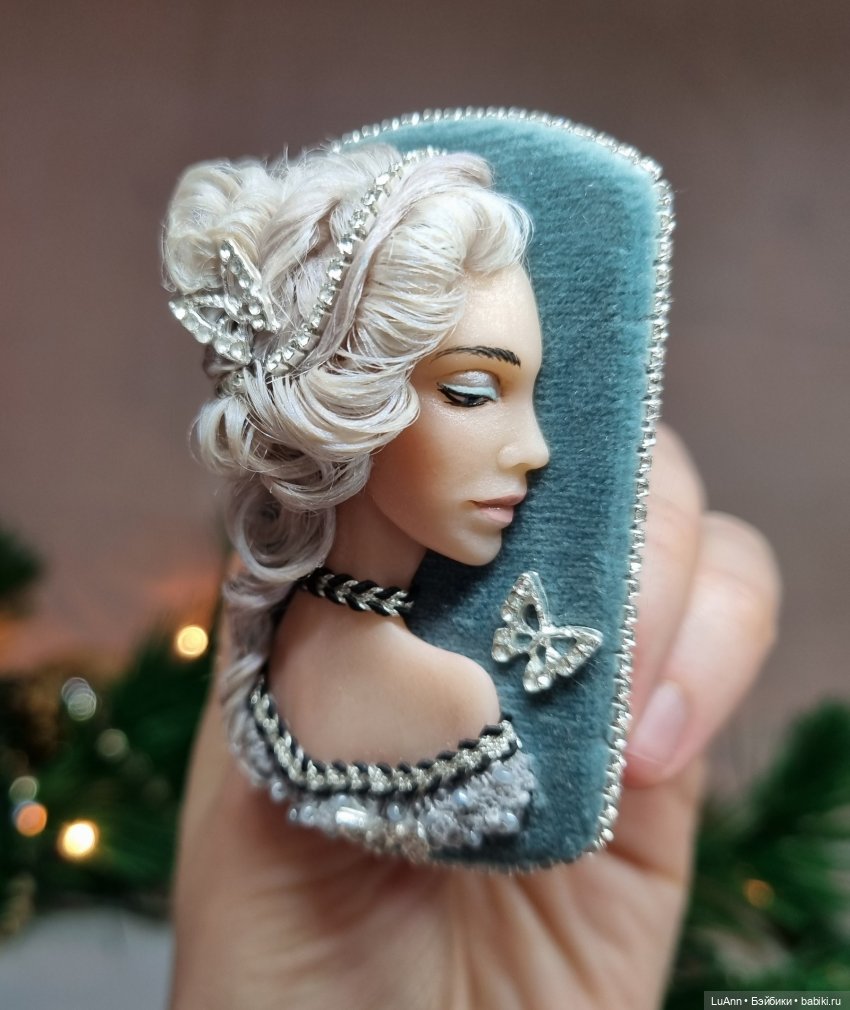 Брошечка для конкурса — Лепка авторских кукол: полимерная глина (фото 2)