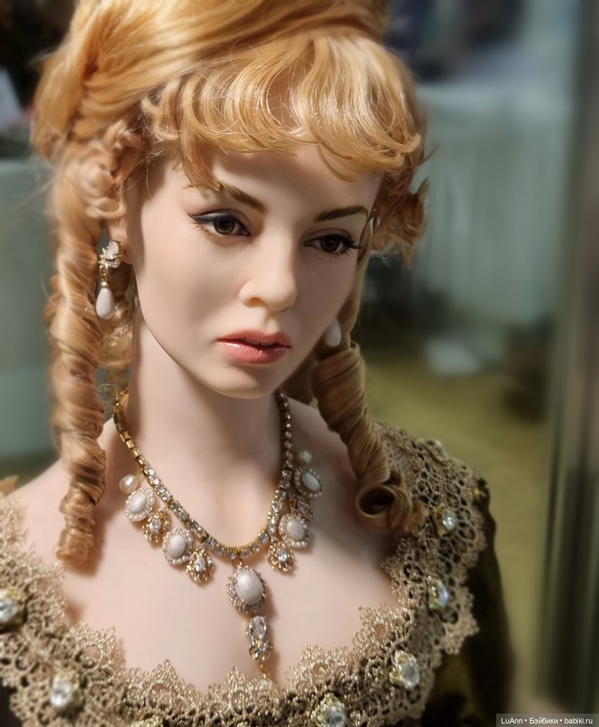 Анжелика(Мишель Мерсье) авторская портретная кукла 78 см (фото 5)