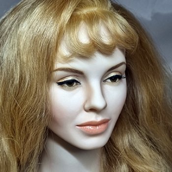 Моя вторая Анжелика авторская портретная кукла 1 ч.