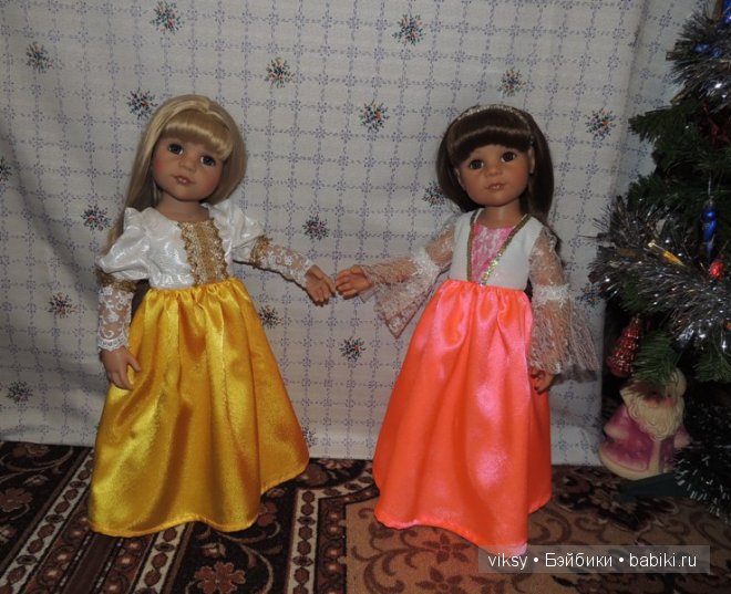 Новогодний балл принцесс. Куклы Готц | Бэйбики Новогодний балл принцесс. Куклы Готц