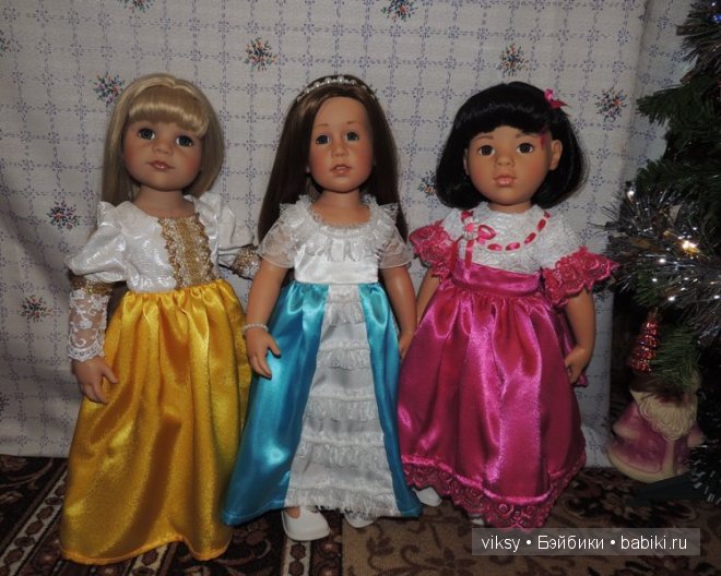 Новогодний балл принцесс. Куклы Готц | Бэйбики Новогодний балл принцесс. Куклы Готц