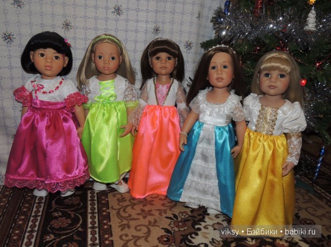 Новогодний балл принцесс. Куклы Готц | Бэйбики Новогодний балл принцесс. Куклы Готц