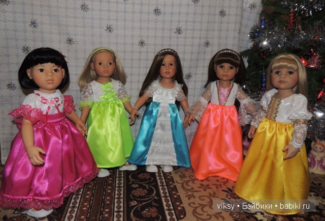 Новогодний балл принцесс. Куклы Готц | Бэйбики Новогодний балл принцесс. Куклы Готц